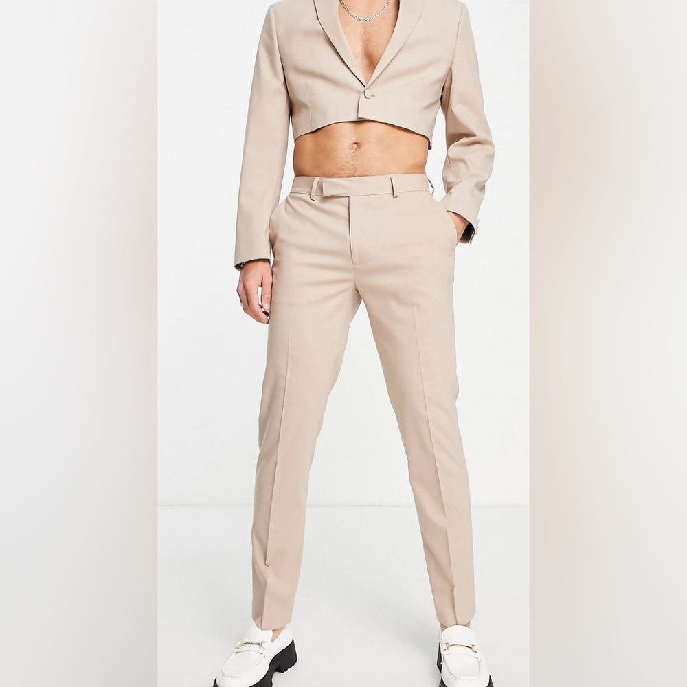 Slim Fit Suit Pants